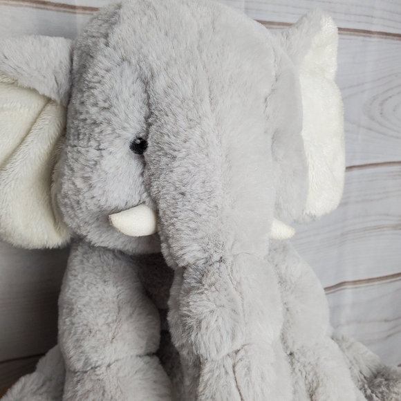 Baby Ganz Collection Super Soft Cozy Gray Elephant Stuffed Animal Plush 13" - Picture 2 of 11